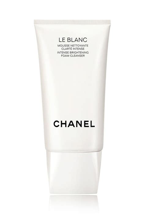 chanel le blanc brightening makeup remover|Chanel intense brightening foam cleanser.